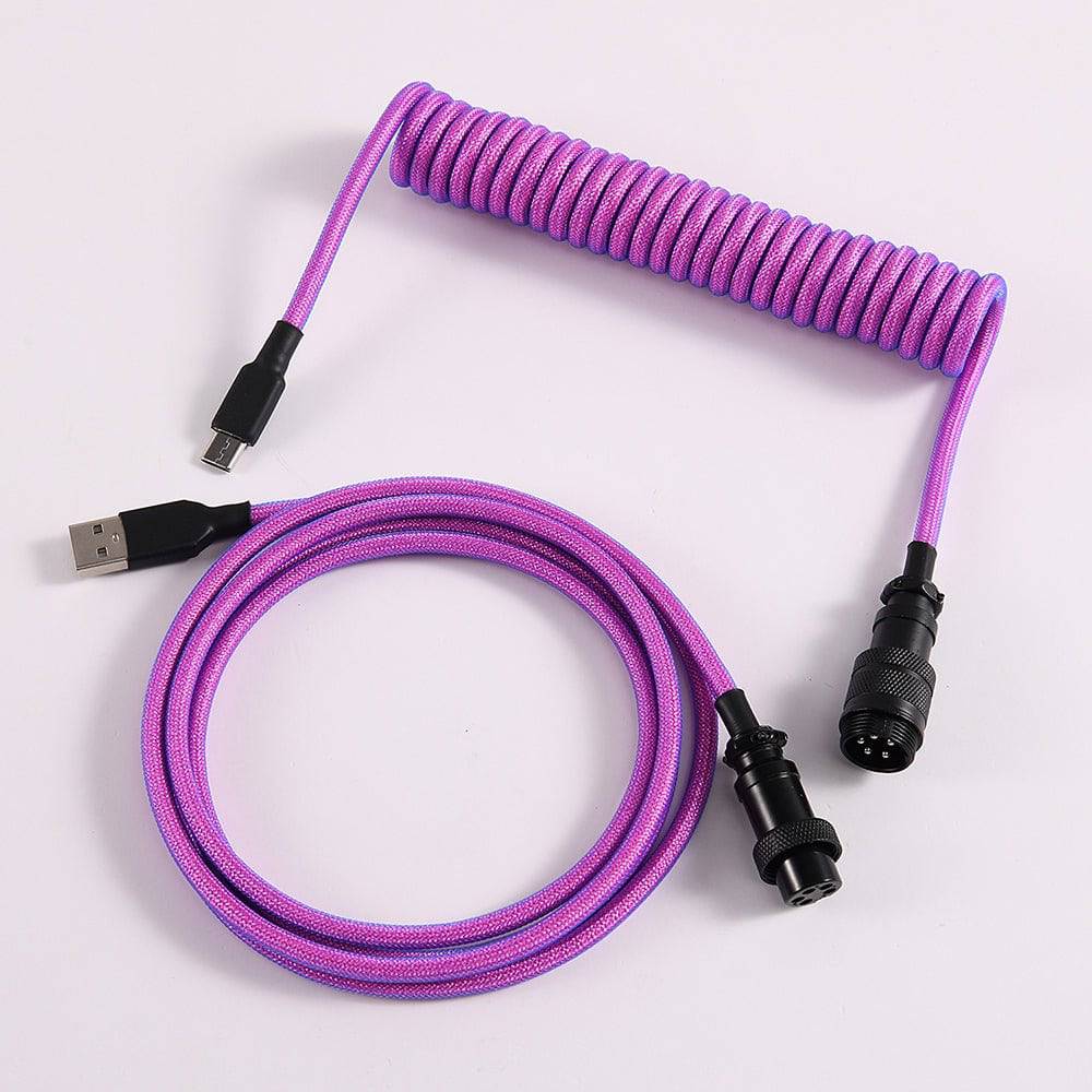 Cable-Meow Key Custom Mechanical Keyboard Coiled USB-C Cable Collection - Meow Key