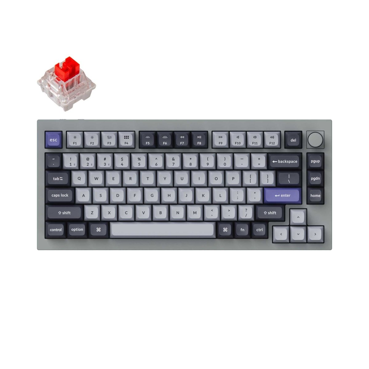 Custom Keyboard-[Keychron] Q1 Pro QMK Wireless Custom Mechanical Keyboard (75%) - Meow Key