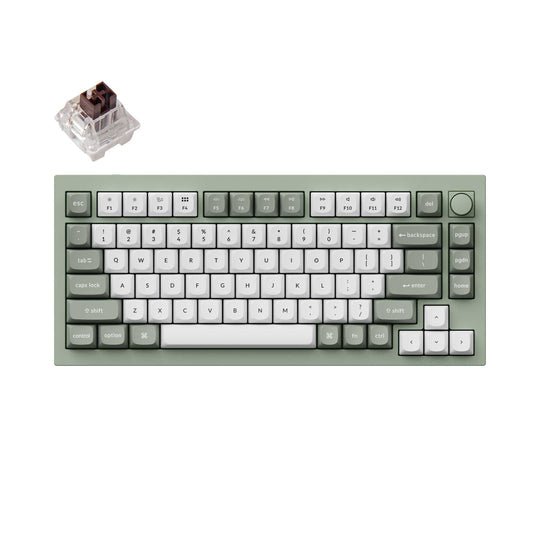 Custom Keyboard-[Keychron] Q1 QMK Custom Mechanical Keyboard Version 2 (75%) - Meow Key