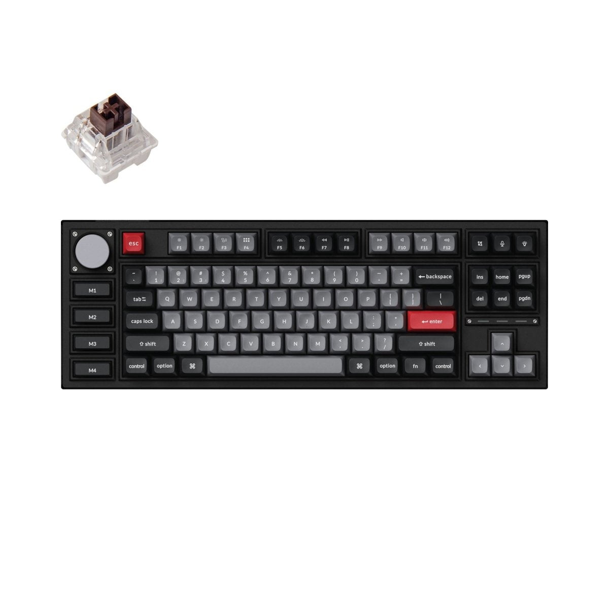 Custom Keyboard-[Keychron] Q3 Pro QMK Wireless Custom Mechanical Keyboard (85%) - Meow Key