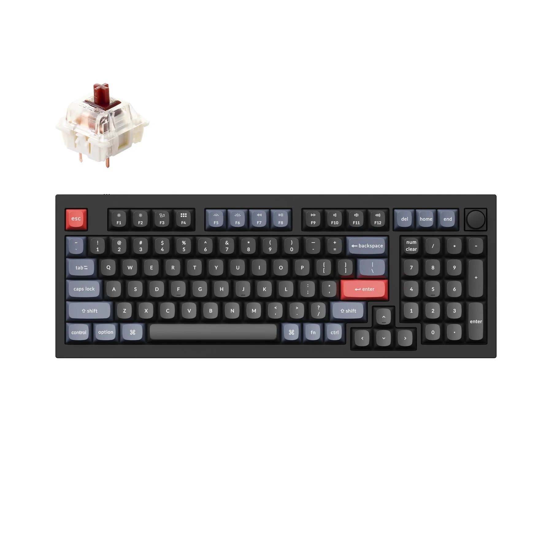 DIY Kit-Keychron Q5 QMK Custom Mechanical Keyboard (96%) - Meow Key