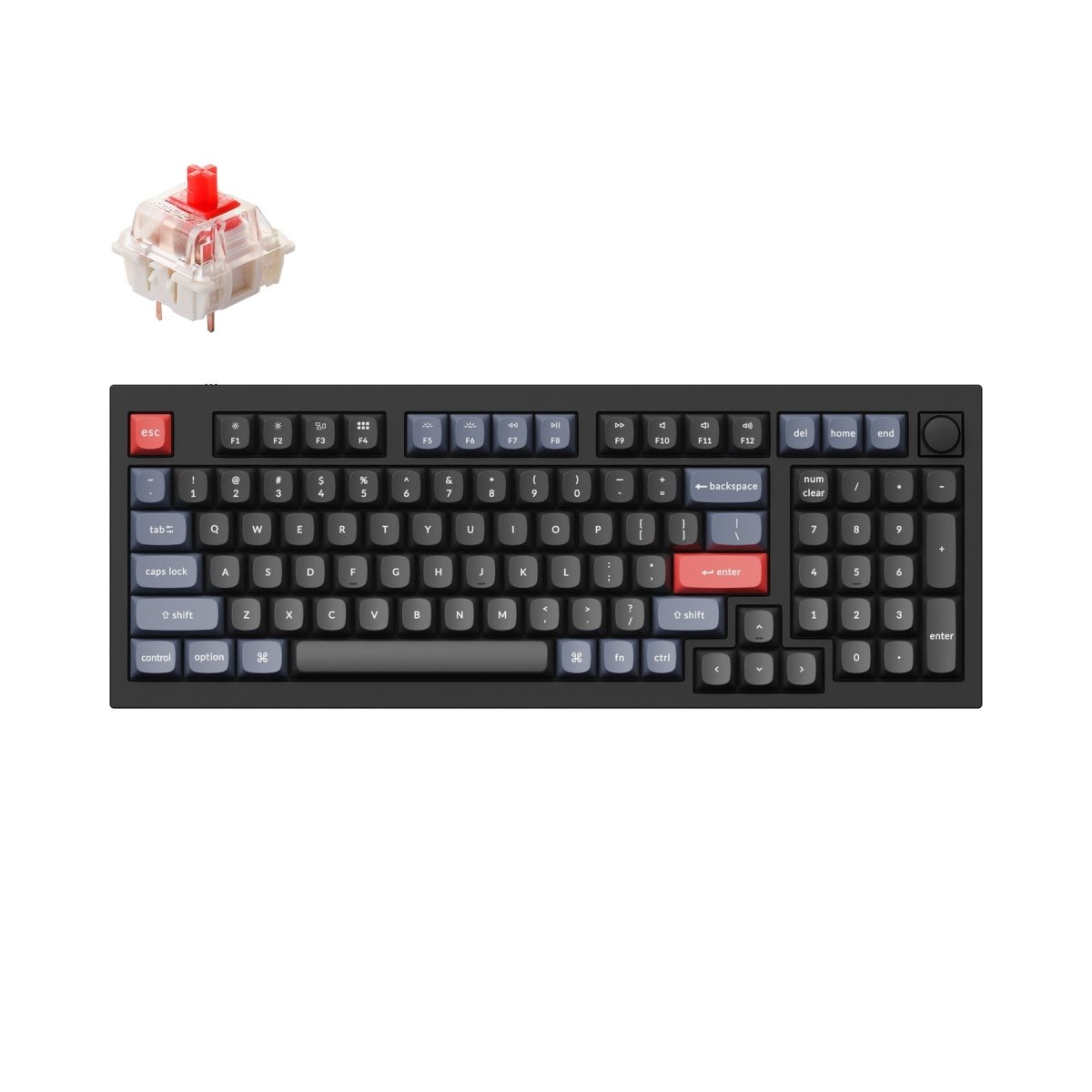 DIY Kit-[Keychron] Q5 QMK Custom Mechanical Keyboard (96%) - Meow Key