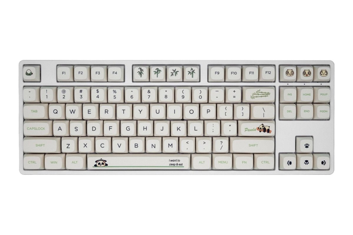 Keycap-[Royal Kludge] Panda Keycap Set Dye-Sub PBT - Meow Key