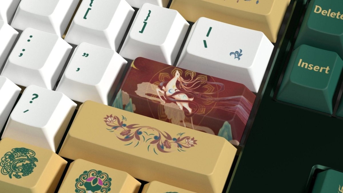 Keycap-[Soul Cat] A Dream of Dunhuang Keycap Set Dye-Sub PBT - Meow Key