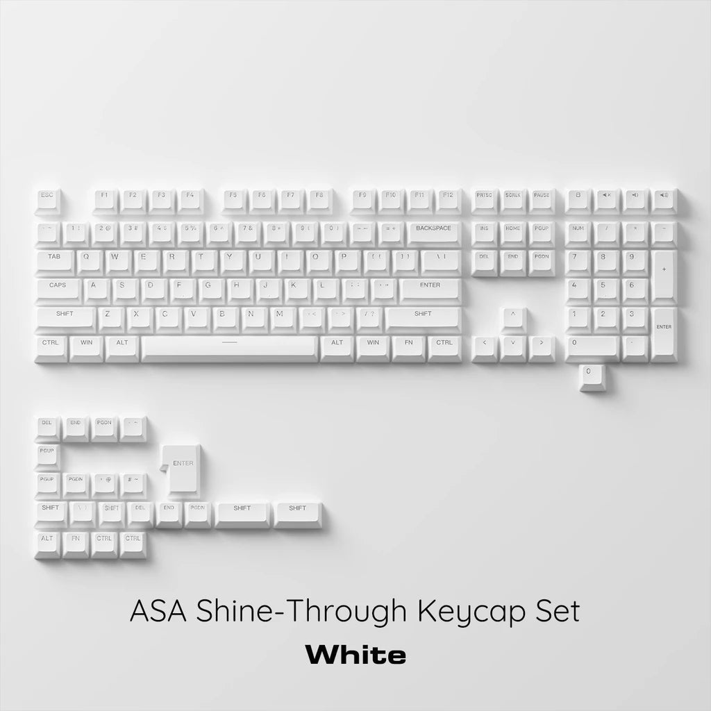 [Akko] Shine-through Keycap Set Double-shot PBT - Meow Key