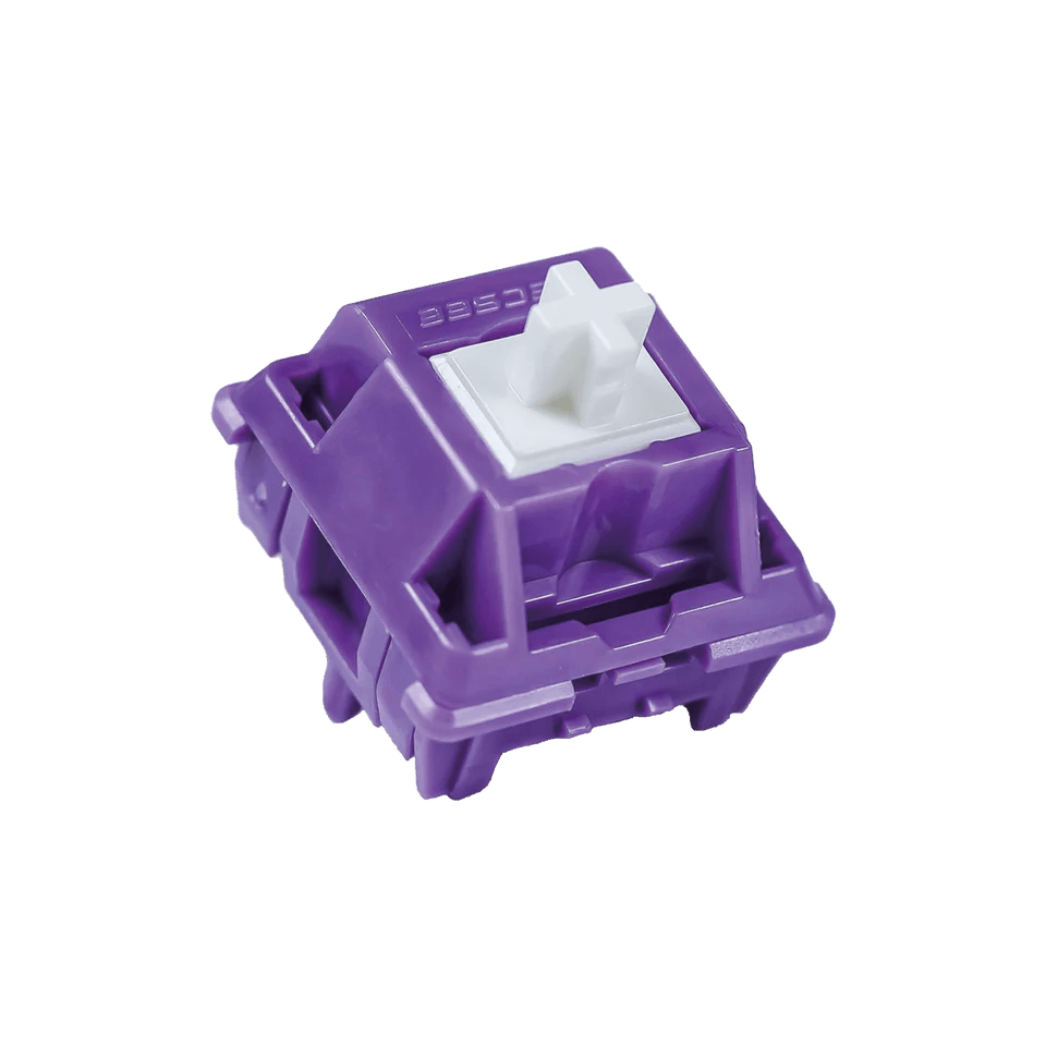 Tecsee Purple Panda Tactile Switches - Meow Key