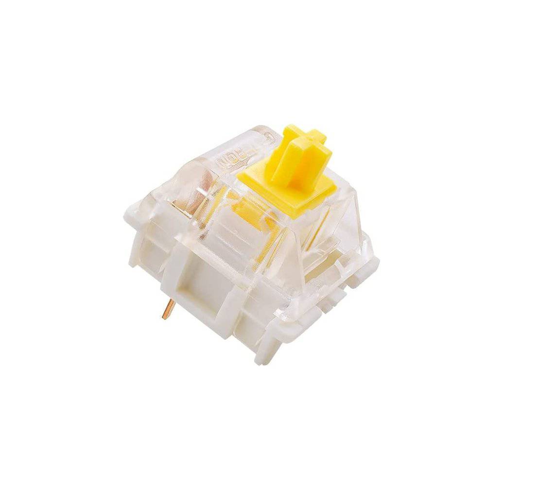 Switch-Gateron KS-9 Yellow Pro Linear Switches (Factory Pre-Lubed) - Meow Key